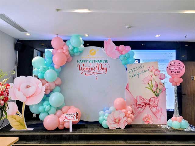 Trang Trí Sự Kiện Ngày 8/3 Chuyên Nghiệp