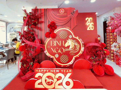Trang Trí Tết Văn Phòng Công Ty 2027