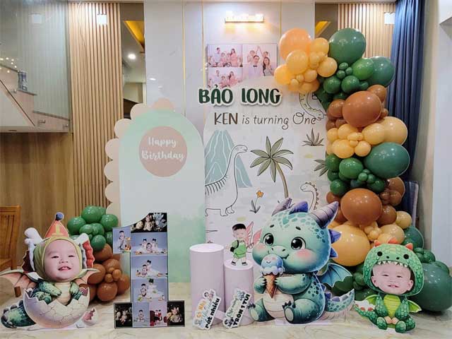 Trang trí tiệc sinh nhật bé tại phường Hiệp Thành