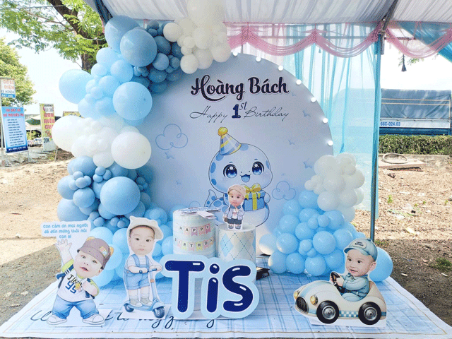 Trang Trí Thôi Nôi Bé Trai Đơn Giản Mà Đẹp