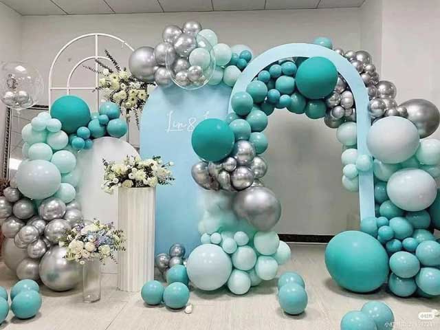 Trang trí tiệc cưới ấn tượng, đẹp với bong bóng bay