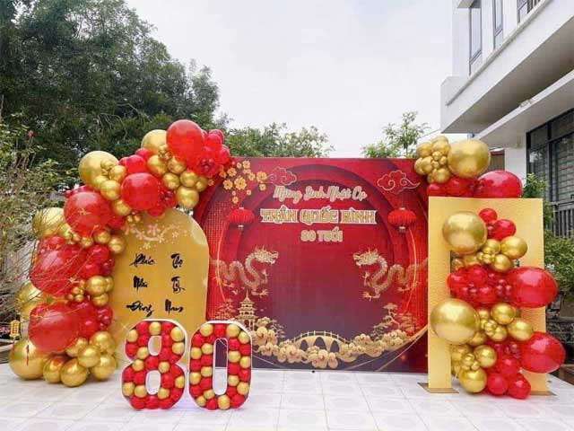 Trang Trí Tiệc Mừng Thọ