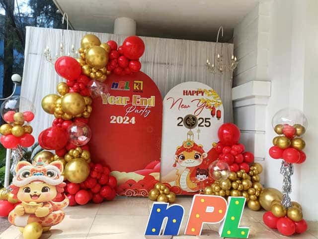 Dịch vụ trang trí tiệc công ty cuối năm tại HCM