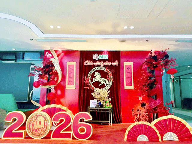 Tiểu Cảnh Tết Văn Phòng Hiện Đại Tiểu Cảnh Tết Văn Phòng Hiện Đại