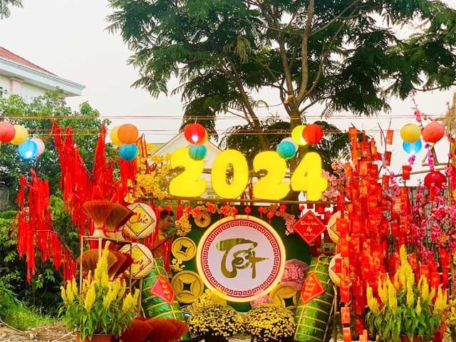 Trang Trí Tiểu Cảnh Tết Đẹp