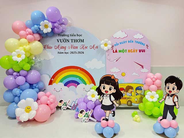 Trang trí trường học 20/11