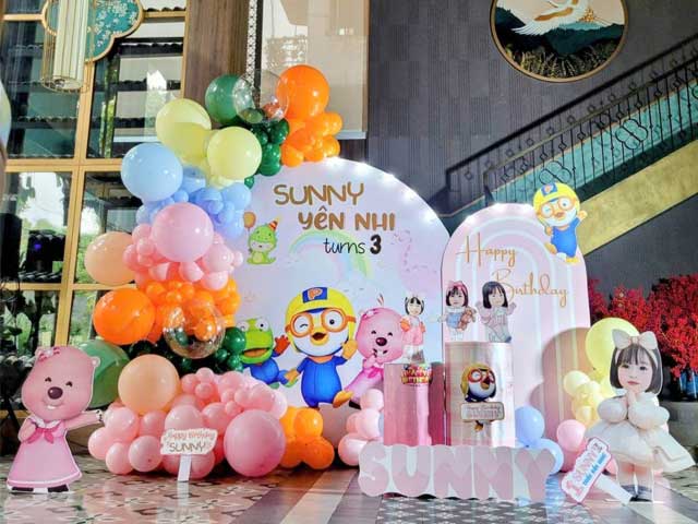 Báo Giá Trang Trí Sinh Nhật Bé Gái