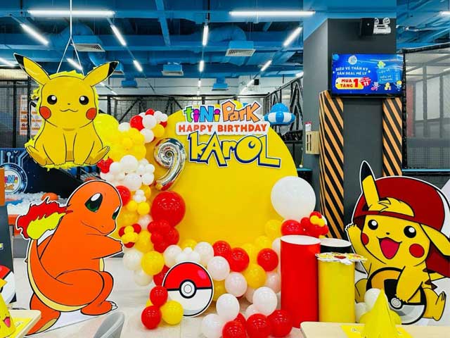 Ý tưởng trang trí sinh nhật cho bé chủ đề Pikachu