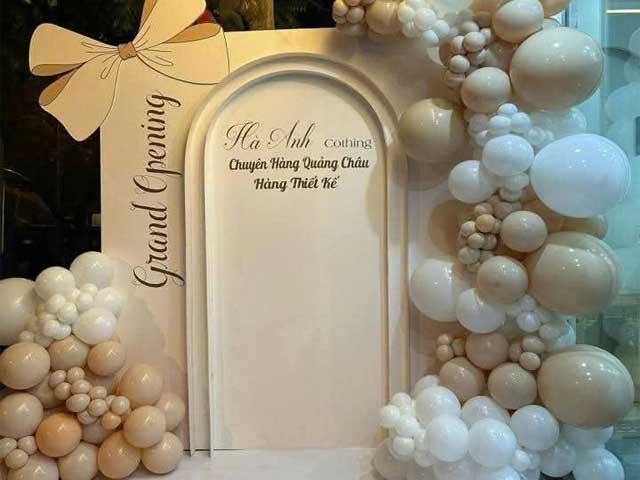 Ý tưởng trang trí khai trương cửa hàng ấn tượng