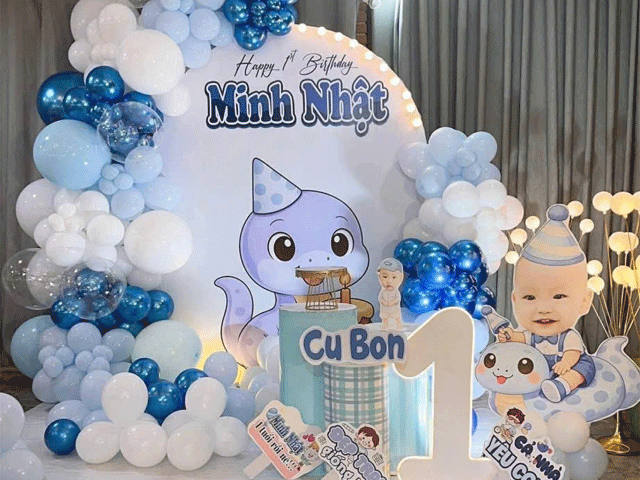 Ý Tưởng Trang Trí Thôi Nôi Bé Trai