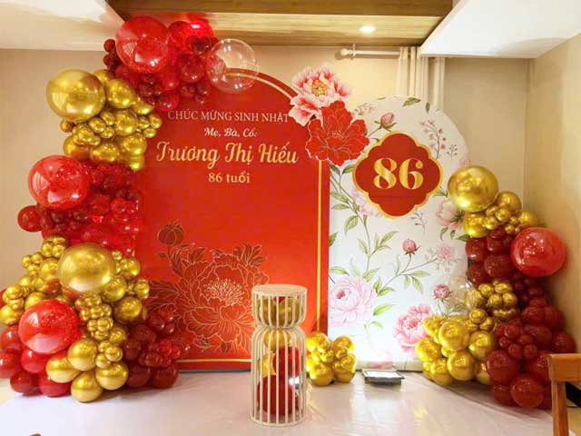 Ý Tưởng Trang Trí Tiệc Mừng Thọ Cha Mẹ